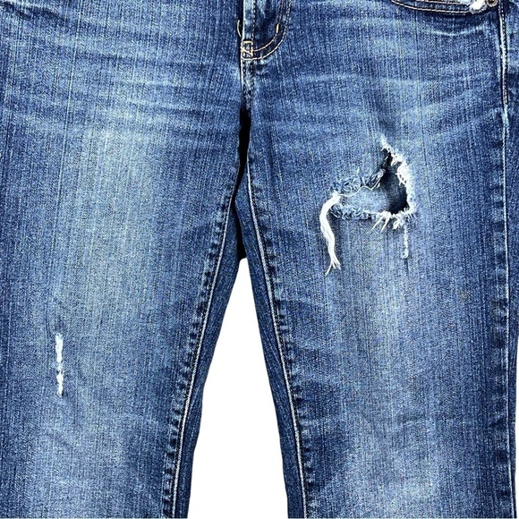 American Eagle Favorite Boyfriend Jeans Women's Size 4 Short Medium Wash - Picture 4 of 12